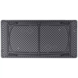 Plast bord Aflange med brede 180 x 90cm